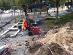 Kallion sahausta/louhintaa Hilti DS TS20-E sahalla