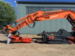 Rammer E68 iskuvasara, VTN FP 24 Betonin pulveroija ja Doosan 225